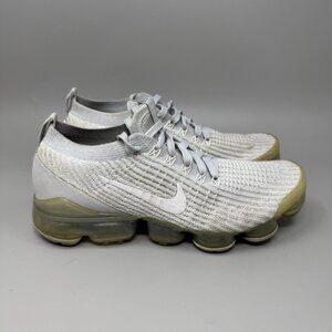 Nike Womens Air Vapormax Flyknit 3 Pure Platinum White Sneaker Shoes Size 8